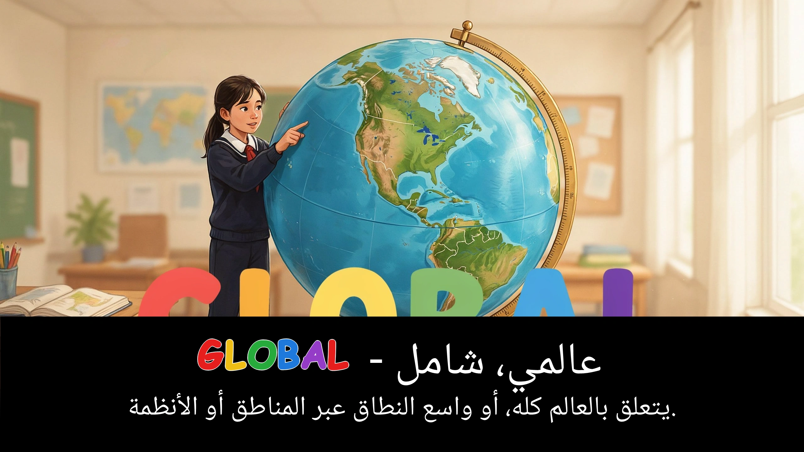 Arabic Illustration for global
